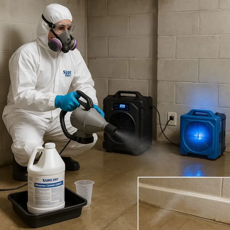 Sanitization and Odor Removal process in Naples, TX