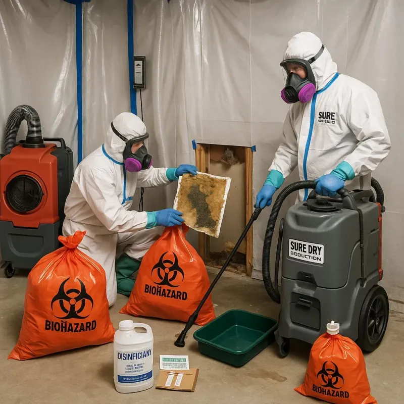 Contaminated Water Handling Protocols process in Naples, TX